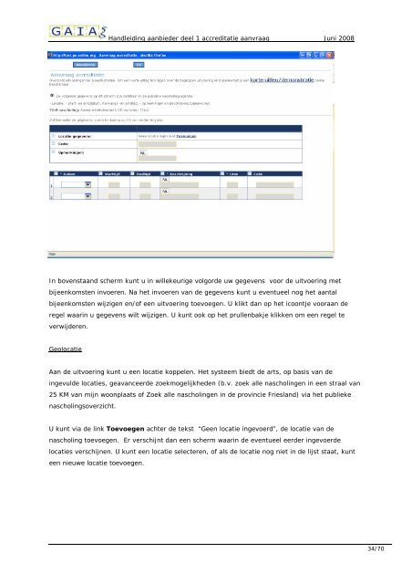 Handleiding aanbieder geolocatie - Nederlandse Vereniging voor ...