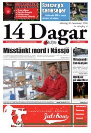 Misstänkt mord i Nässjö - 14 dagar