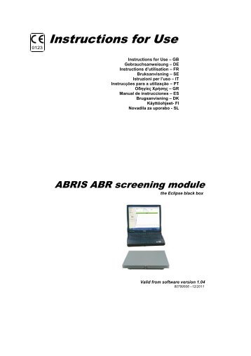 Instructions for Use - Interacoustics