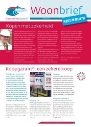 Woonbrief maart 2010 - Goed Wonen Zederik