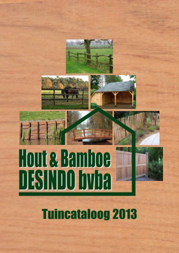 Download onze Tuinhout cataloog Klik op een foto ... - DESINDO bvba