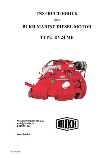 INSTRUCTIEBOEK BUKH MARINE DIESEL MOTOR ... - CLOUDS.NL