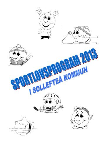 Sportlovsprogram 2013 - Sollefteå kommun