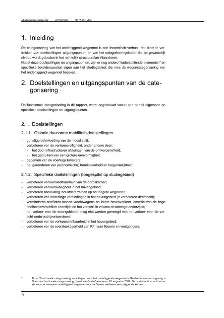 Integrale tekst raamplan onderliggend wegennet - project Gentse ...