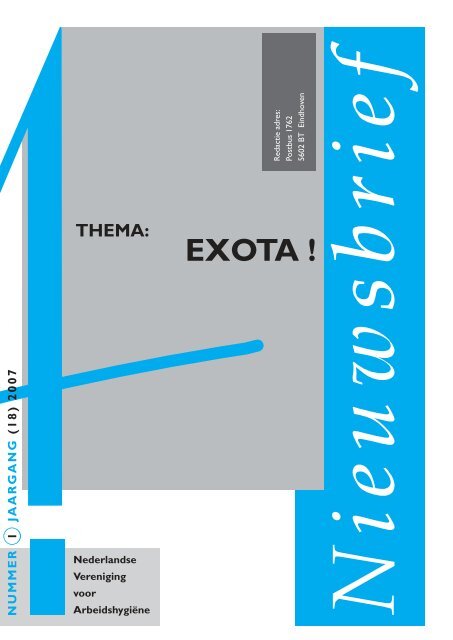 Nieuwsbrief 2007/01: EXOTA - Nederlandse Vereniging voor ...