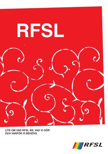 Broschyr om RFSL (pdf)
