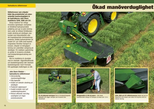 Broschyr för Slåtterkrossar - John Deere