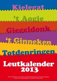 Deze Leutkalender is een uitgave van de Bredase Federatie van ...