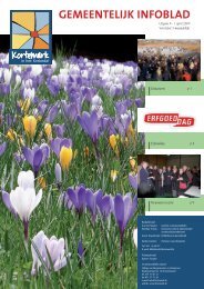 Infoblad uitgave 09: april 2009 - De gemeente Kortemark