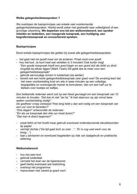 Gelegenheidstoespraken - basisinformatie - Pittery Speech Consult