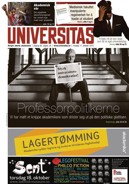 LAGERTØMMING - Universitas