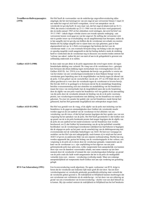 Verzekeringsrecht jurisprudentie 2002.pdf - Ex Tunc
