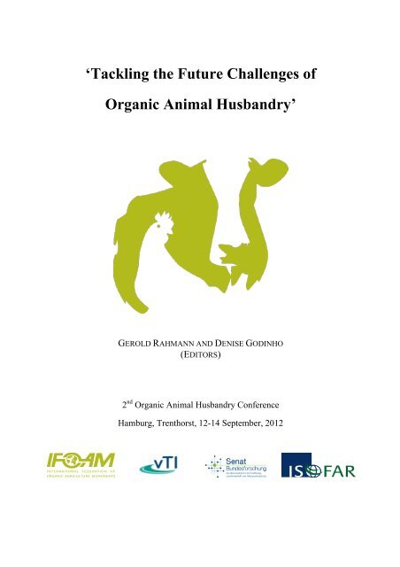 Tackling the future challenges  of Organic Animal Husbandry - vTI