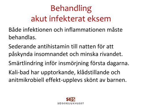 Svåra eksem, Natalia Ballardini - Barnallergisektionen