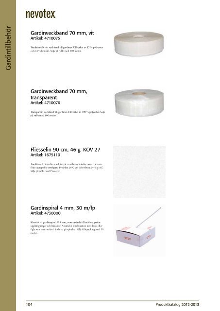 Produktkatalog 2012-2013 - Olemann