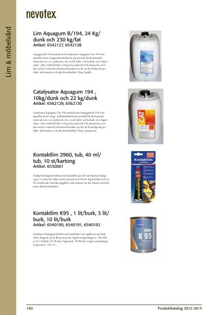 Produktkatalog 2012-2013 - Olemann