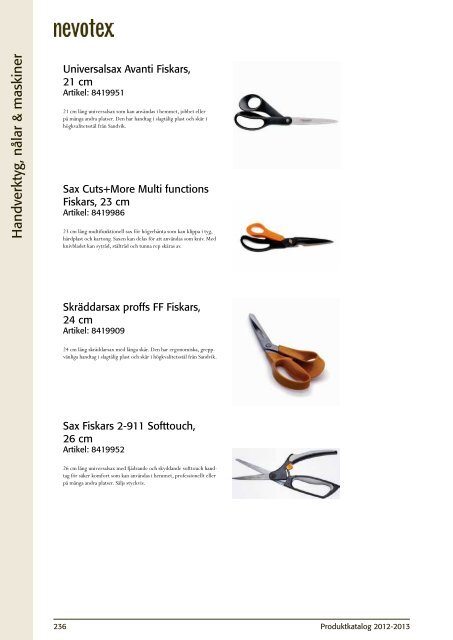 Produktkatalog 2012-2013 - Olemann