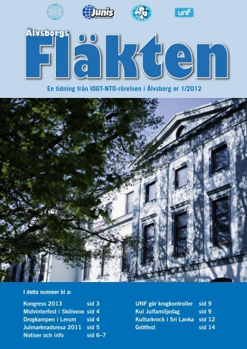 Fläkten nr 1 2012 - IOGT-NTO Älvsborg