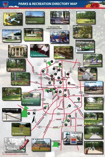 Parks Map - City of Tyler - Parks and Recreation > Home