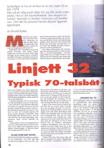 Linjett 32, Typisk 70-talsbåt men bättre