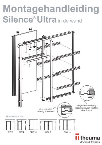 Silence® Ultra schuifdeur-kozijncombinatie (in de wand) - Theuma