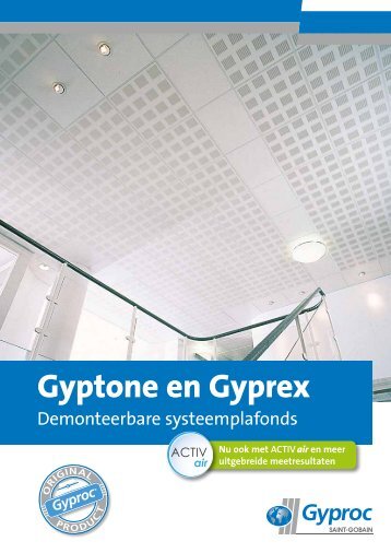 Gyptone en Gyprex - Gyproc