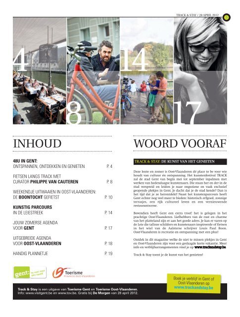 fietsen langs track - Toerisme Oost-Vlaanderen