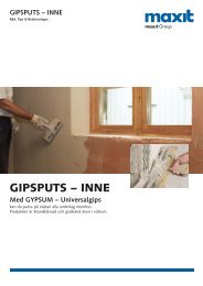 GIPSPUTS – INNE - Kakelspecialisten