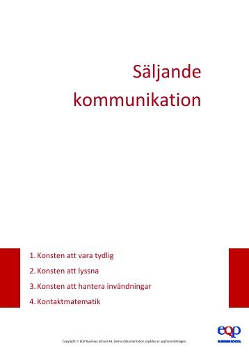 Säljande kommunikation - Nenet