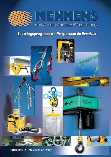 Hijsmaterialen - Materiaux de levage - Mennens