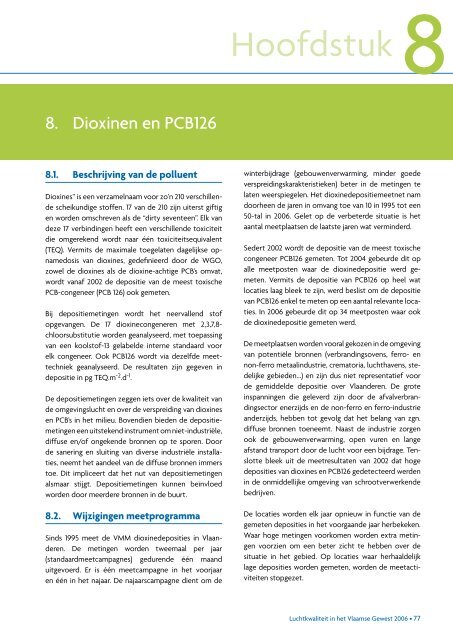 Hoofdstuk 8 - Vlaamse Milieumaatschappij