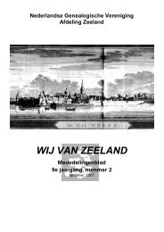 nr 2 - NGV Afdeling Zeeland - Nederlandse Genealogische Vereniging