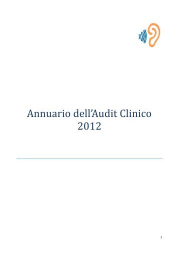 Annuario dell'Audit Clinico 2012 - HQIP