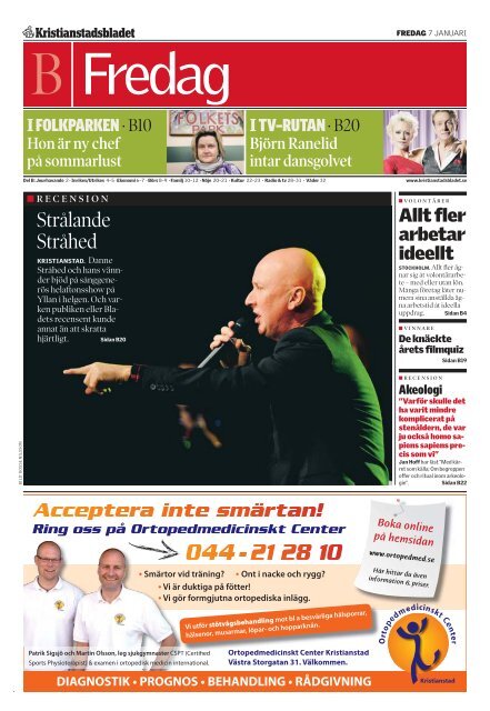 KB del B 20110107 - Kristianstadsbladet