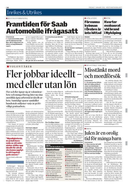 KB del B 20110107 - Kristianstadsbladet