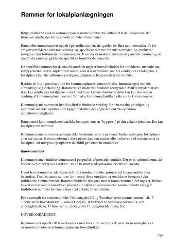 Rammeområderne inklusiv generelle rammer.pdf - Ishøj Kommune