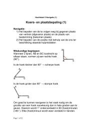 Koers- en plaatsbepaling (1)