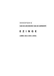 Archiefinventaris gemeente Ezinge 1811-1931 - Gemeentewinkel ...