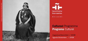 Cultureel Programma Programa Cultural - Instituto Cervantes de ...