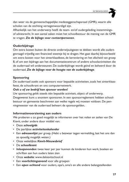 Schoolgids - OBS De Kievit