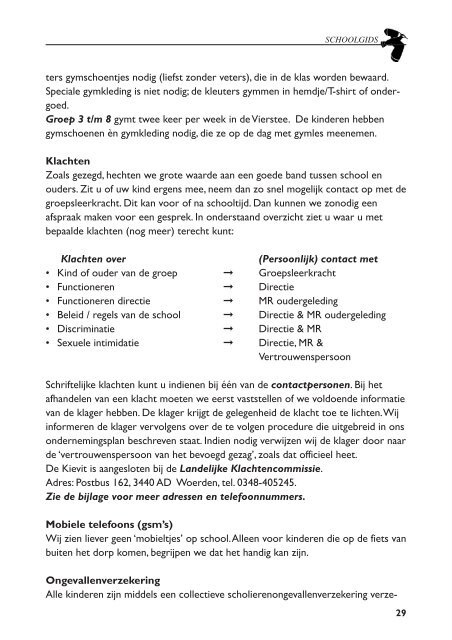 Schoolgids - OBS De Kievit