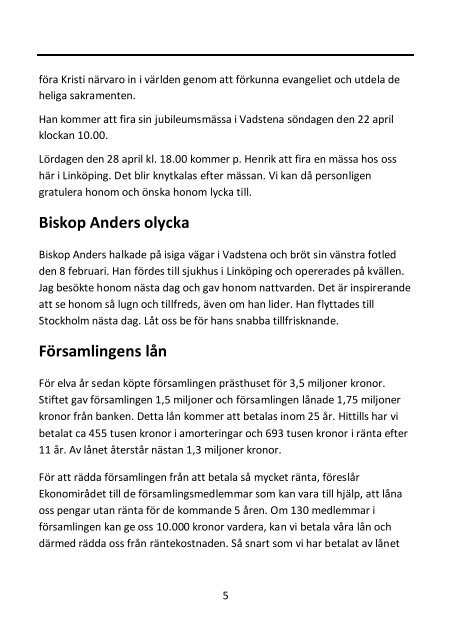 S:t Nikolai katolska församling Församlingsblad Mars 2012