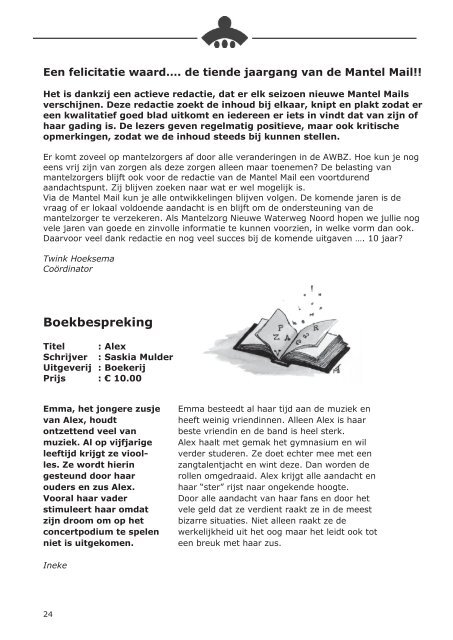 Mantelmail Zomer 2012.pdf - Mantelzorg NWN