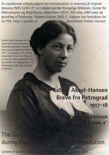 Esther Aksel-Hansen - Bernadette Preben-Hansen