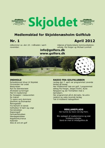 Nr. 1 April 2012 - Proark Golf