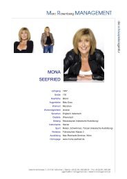 MONA SEEFRIED - Mr-management.de