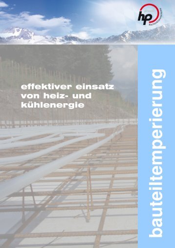 prospekt bauteilaktivierung (pdf) - hp praski: Downloadcenter