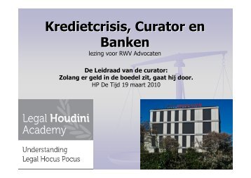 presentatie - Legal Houdini