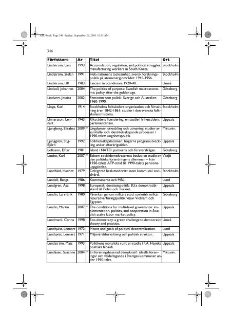 Helt nummer 2010/3 (PDF, 1866 kb) - Statsvetenskaplig tidskrift