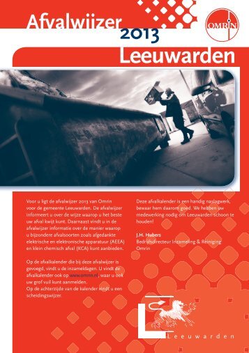 Afvalwijzer Leeuwarden 2013.indd - Omrin